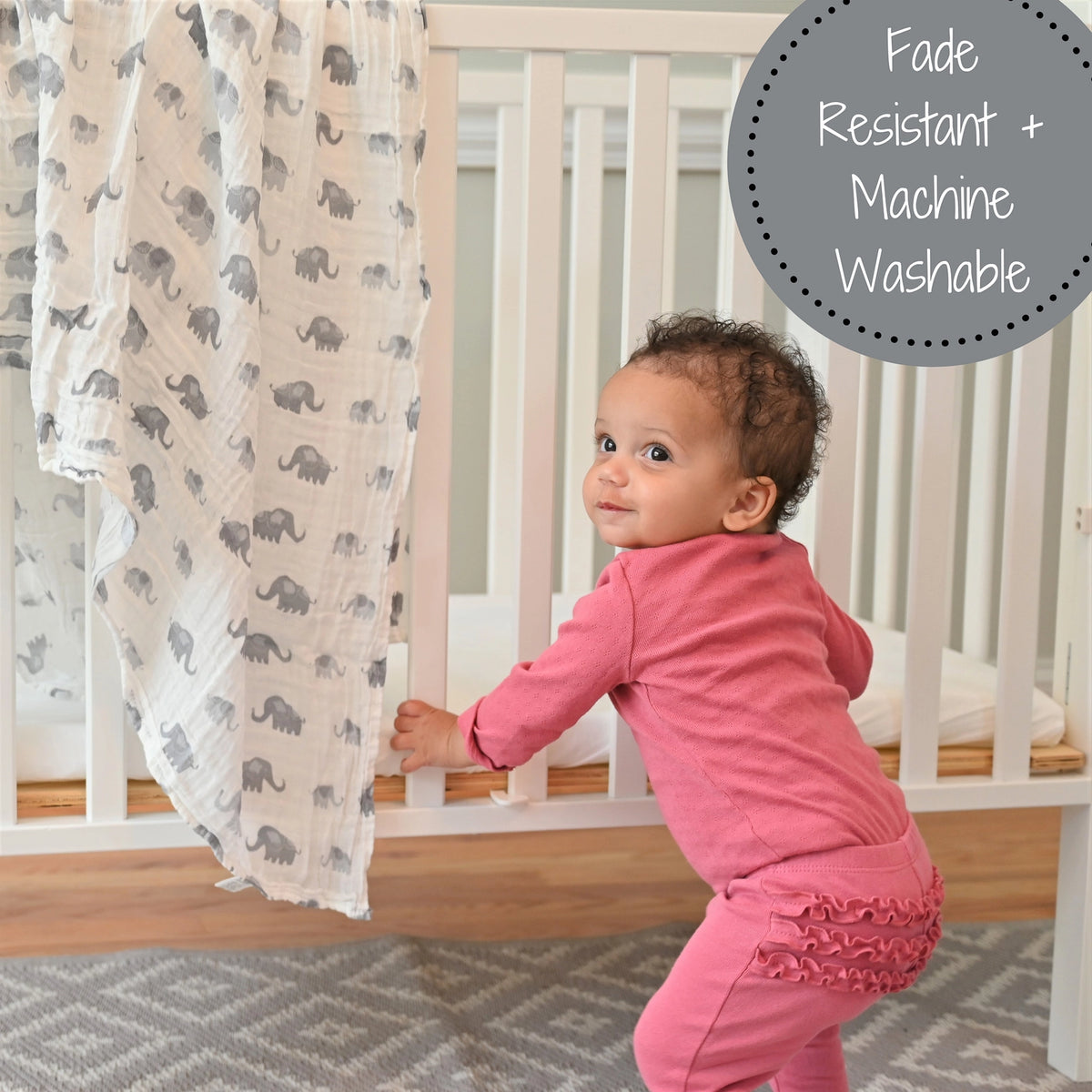 Elephantastic Swaddle Blanket