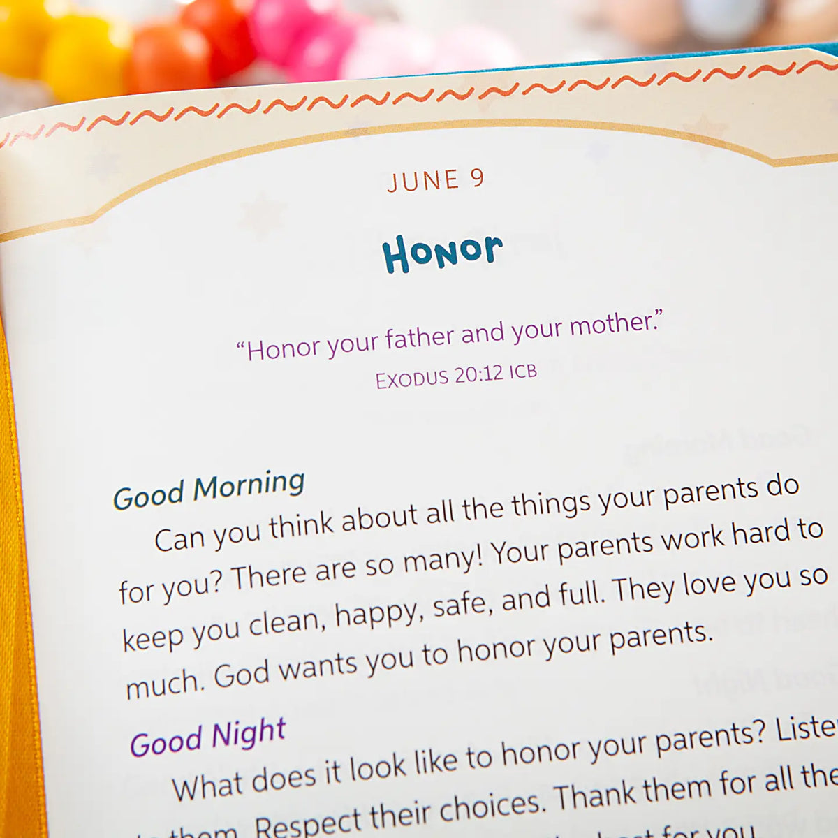 Good Morning and Good Night Children’s Devotional