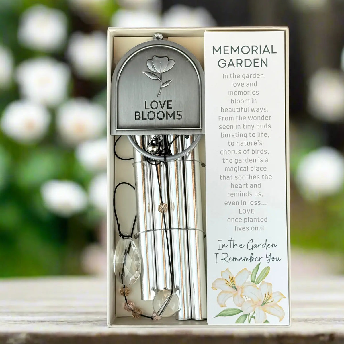 Love Blooms Sympathy Windchime