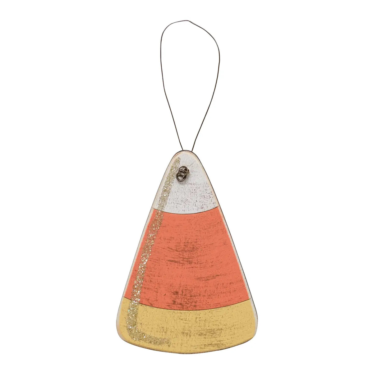 Candy Corn Wood Ornament
