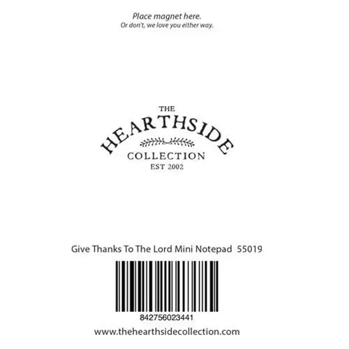Give Thanks Mini Notepad