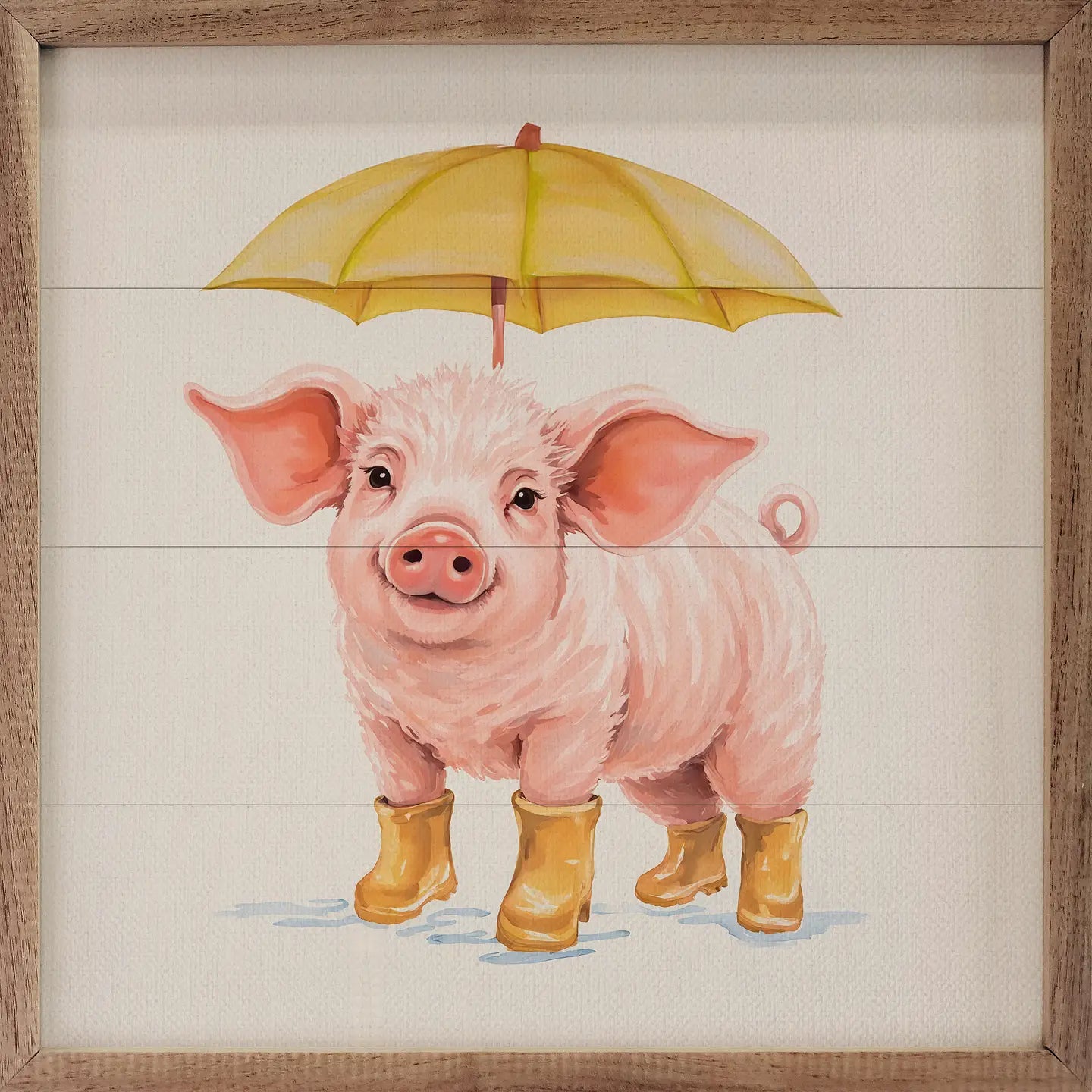 Pig in Boots Framed Art