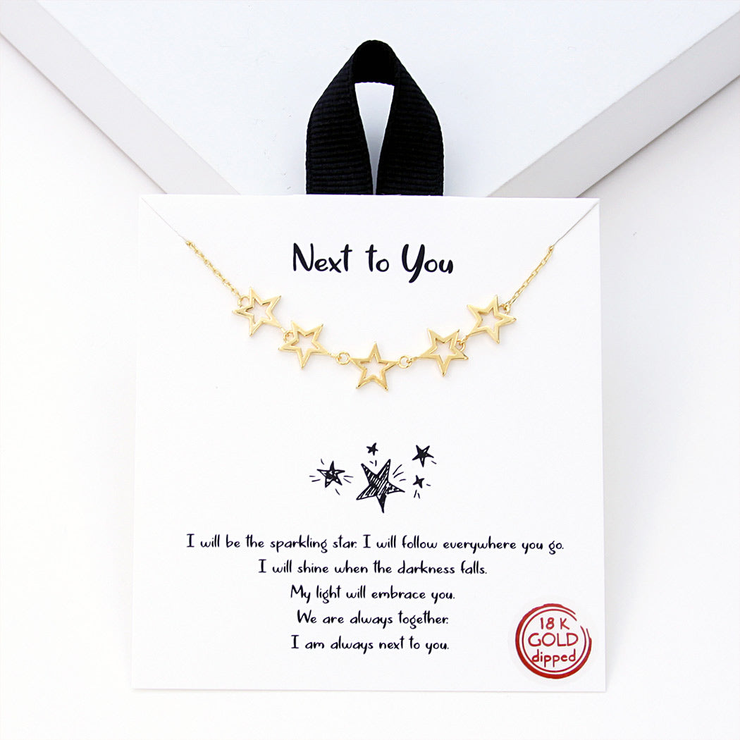 Linked Star Necklace - 2 Styles