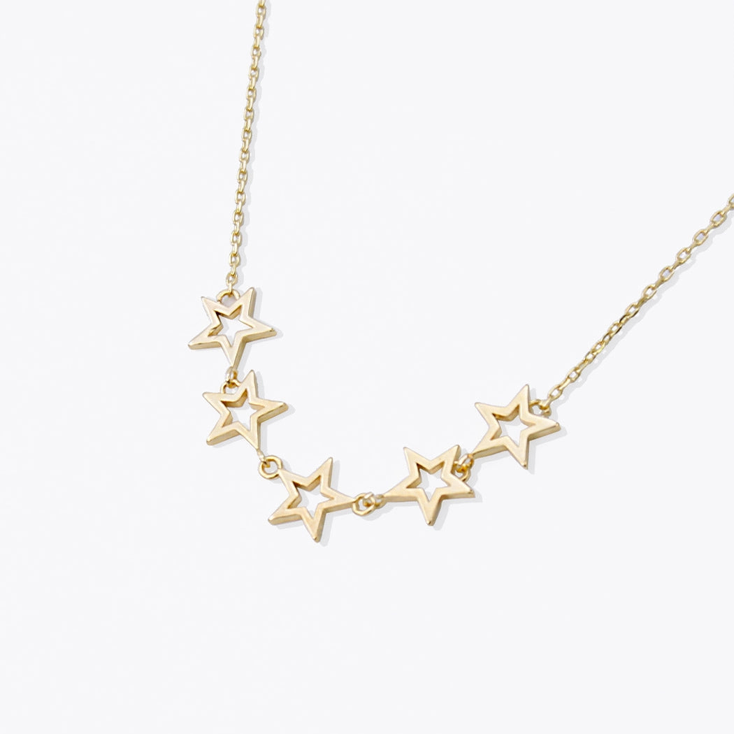 Linked Star Necklace - 2 Styles