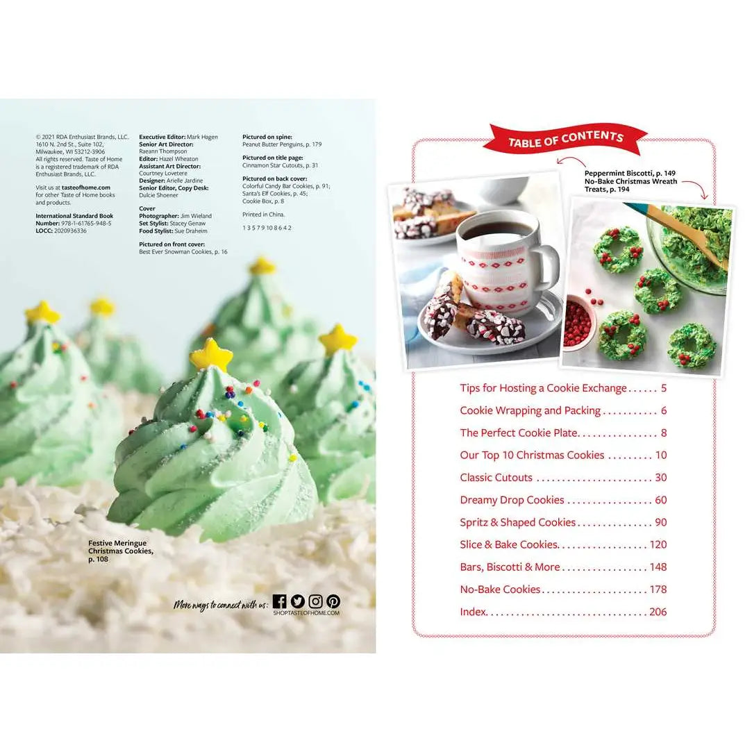 Taste of Home Christmas Cookies Recipe Book