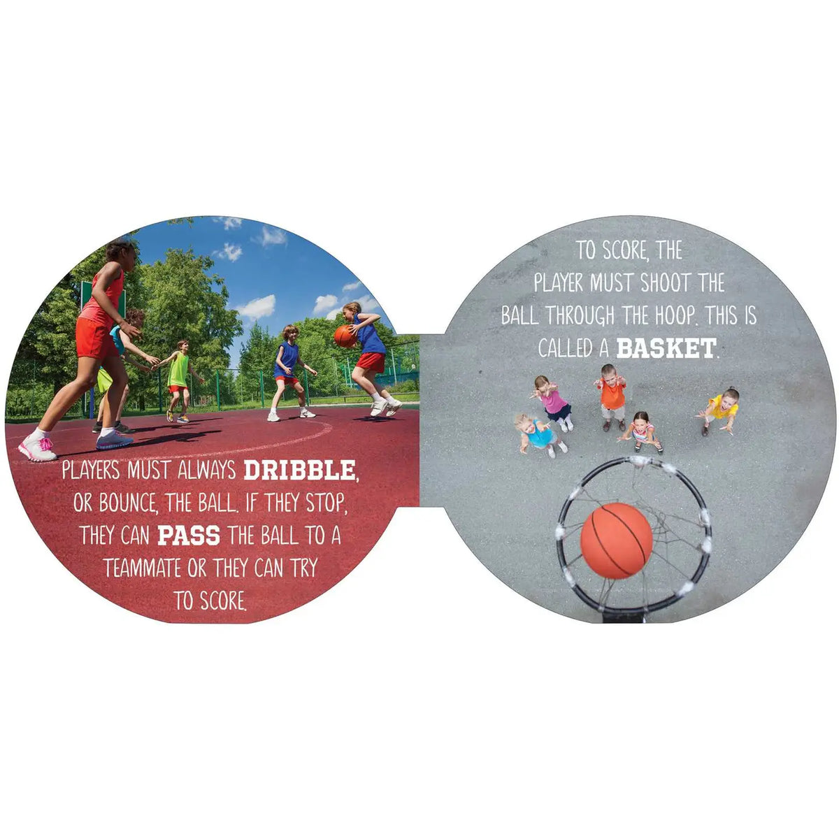 Let’s Play Basketball Shaped Board Book