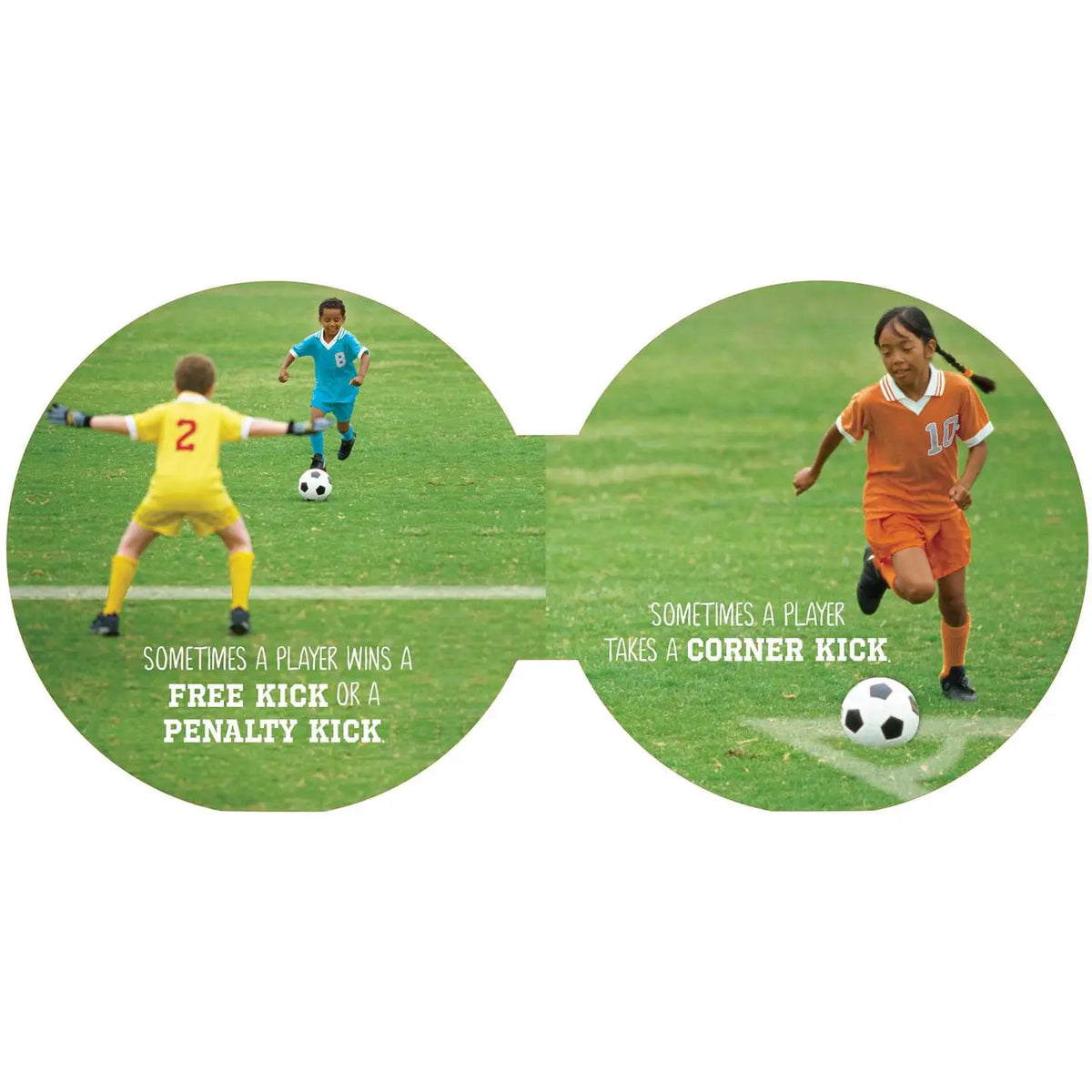 Let’s Play Soccer Shaped Board Book