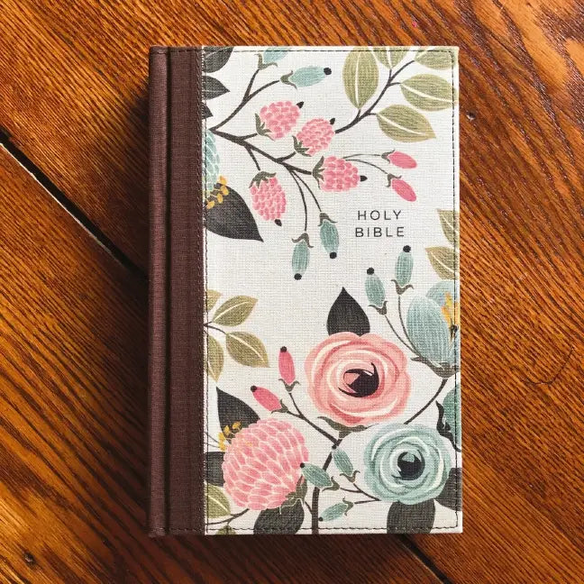NIV Thinline Bible - Floral