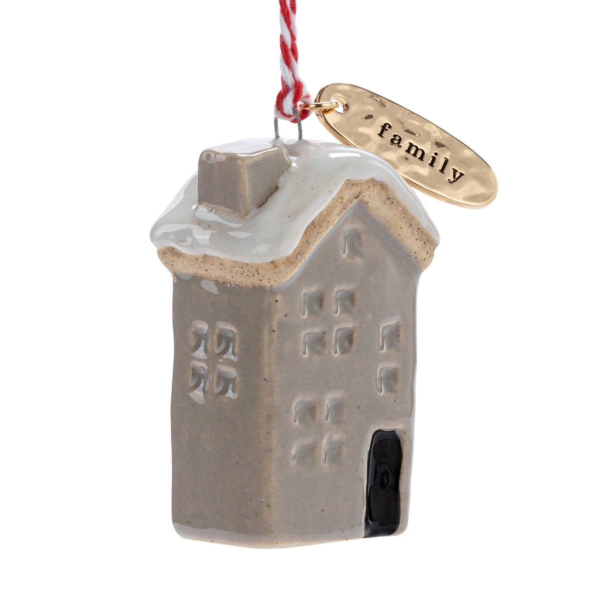 Family House Shaped Ornament
