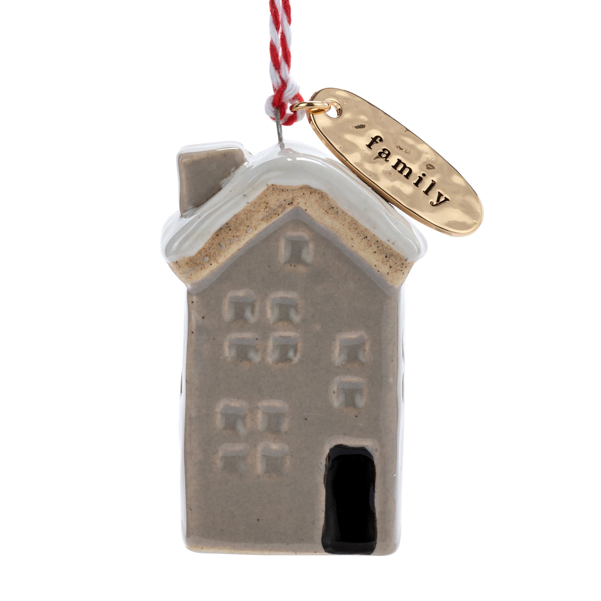 Family House Shaped Ornament