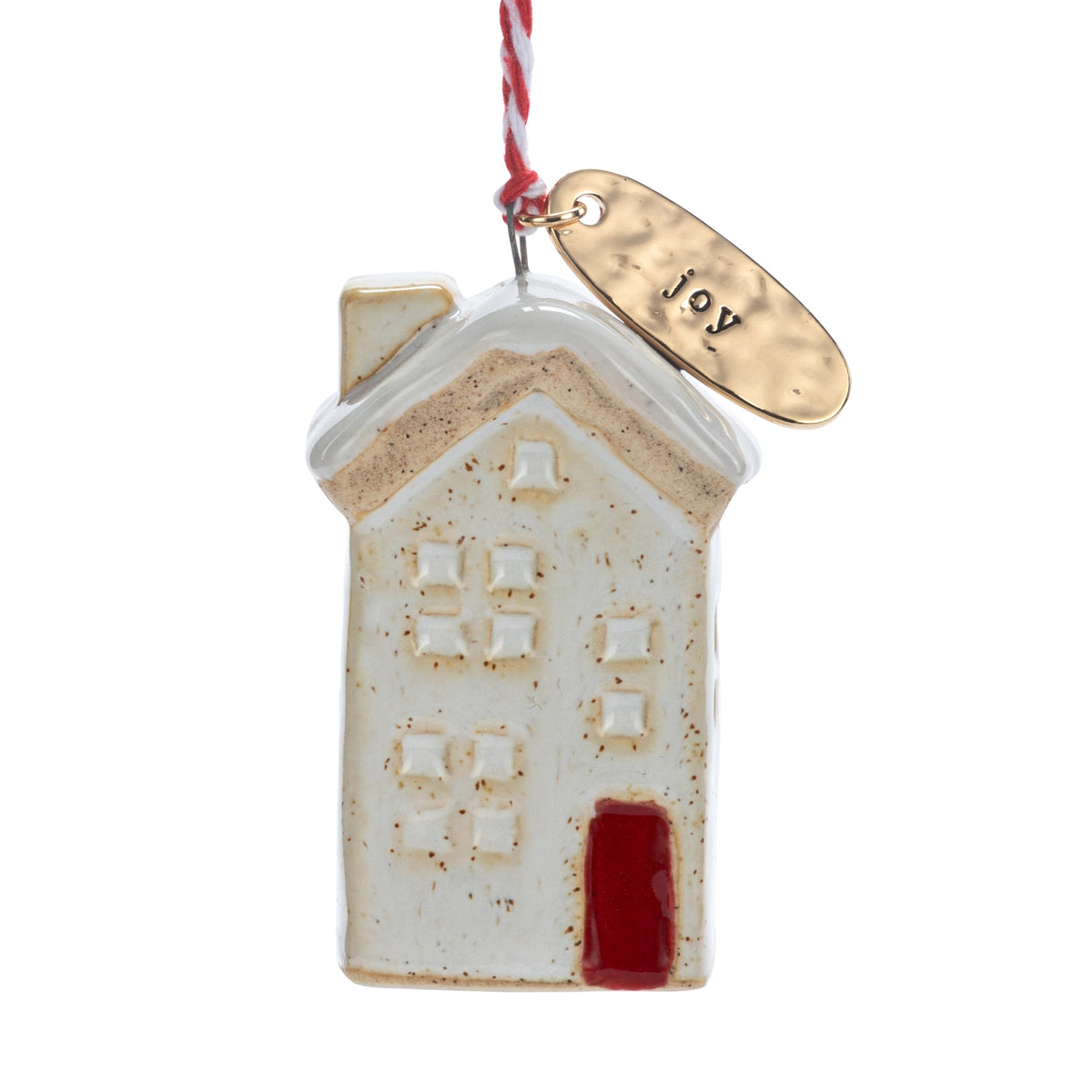 Joy House Shaped Ornament