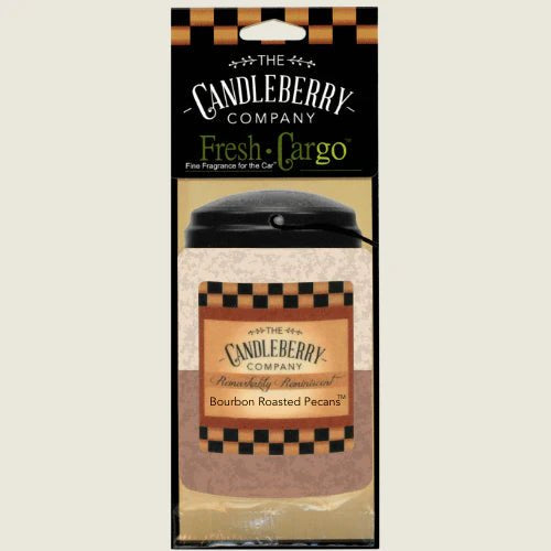 Bourbon Roasted Pecans Candleberry Car Air Freshener