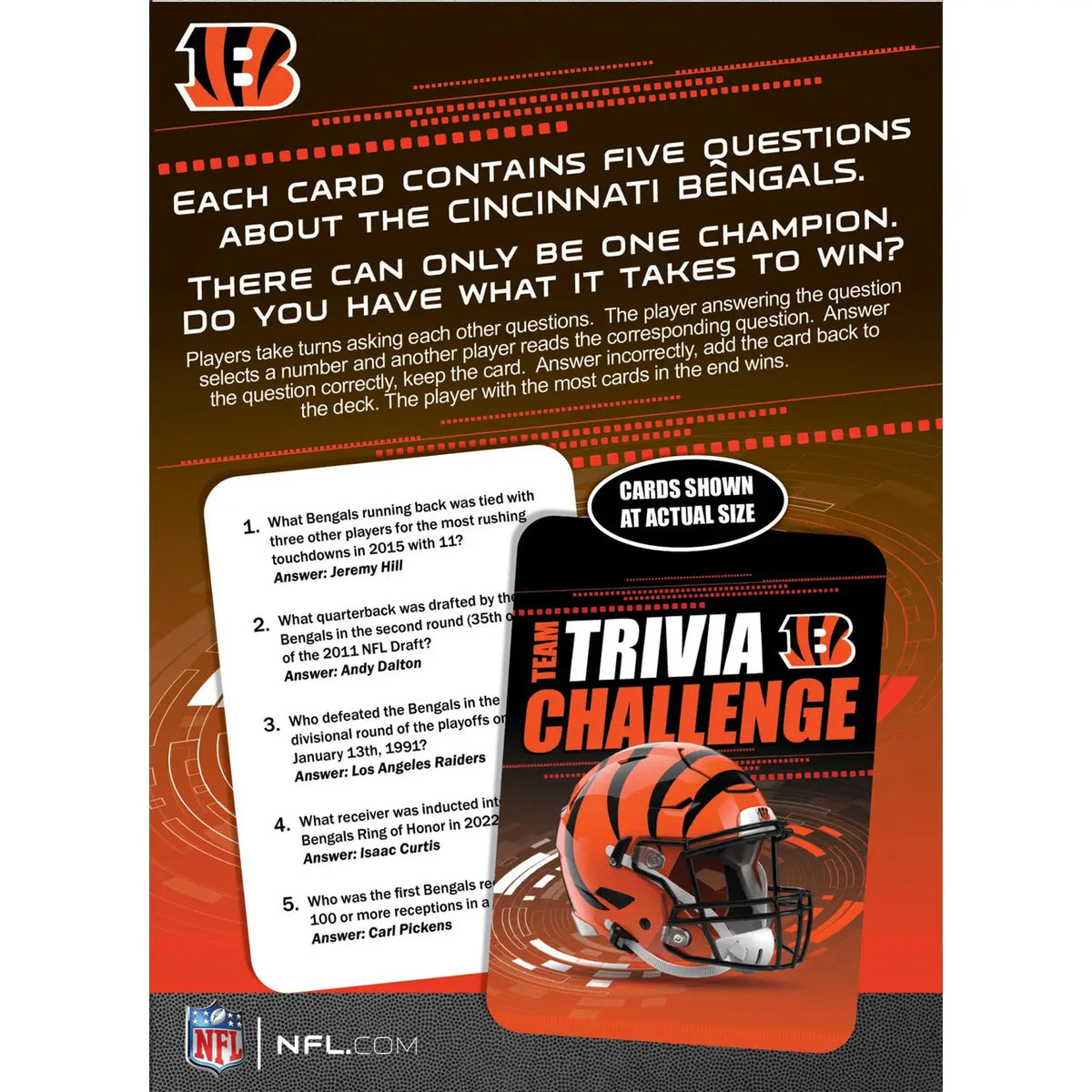 Cincinnati Bengals Trivia Challenge