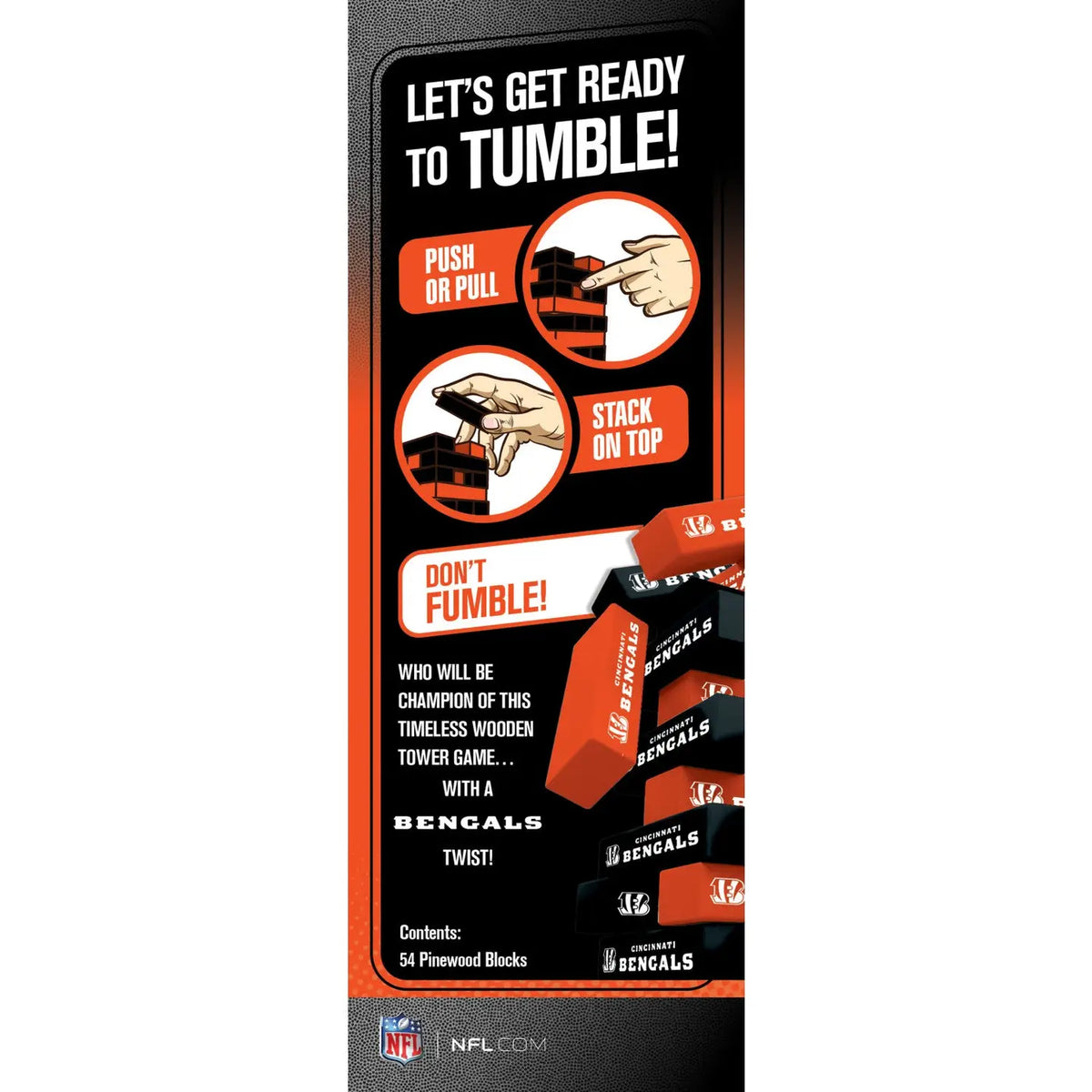 Cincinnati Bengals Tumble Tower