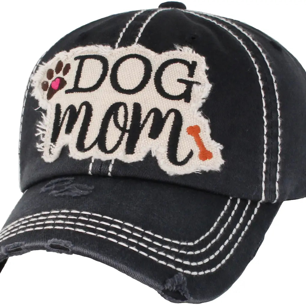 Dog Mom Vintage Baseball Cap