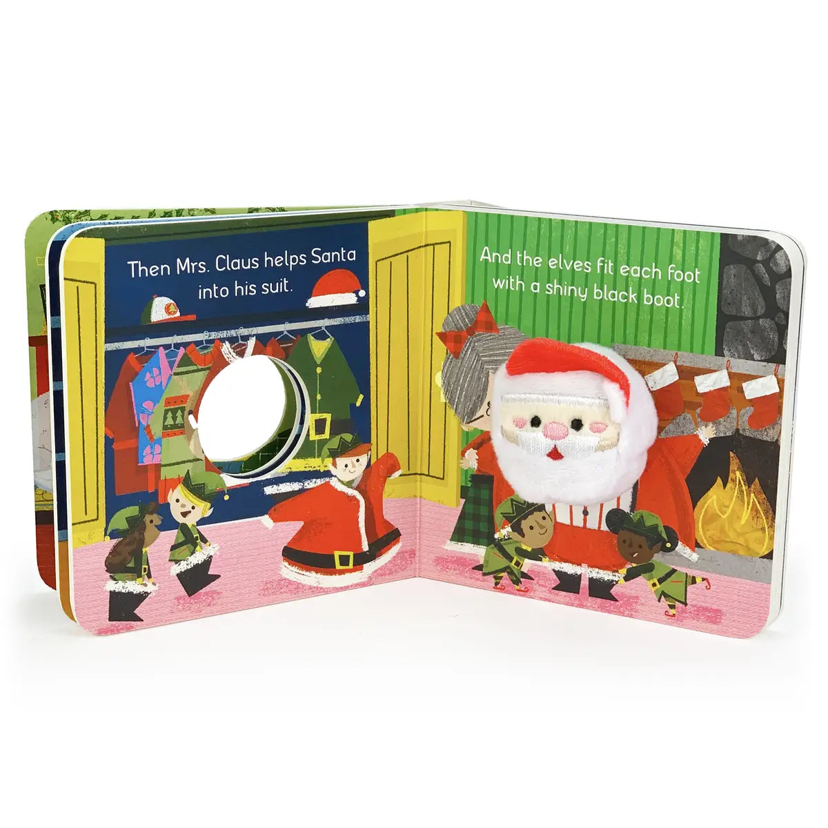 Santa’s Big Day Finger Puppet Book