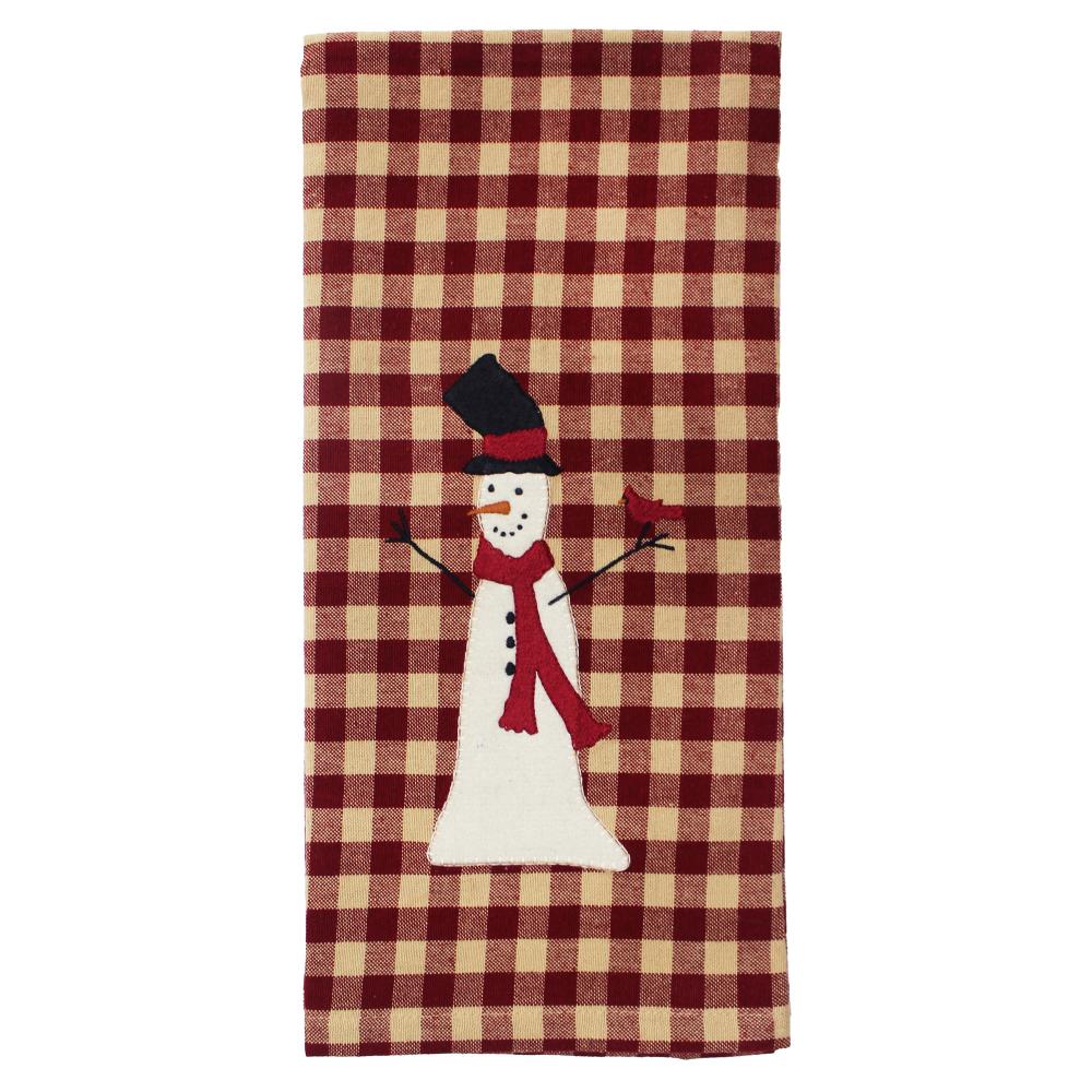 Tall Snowman Towel