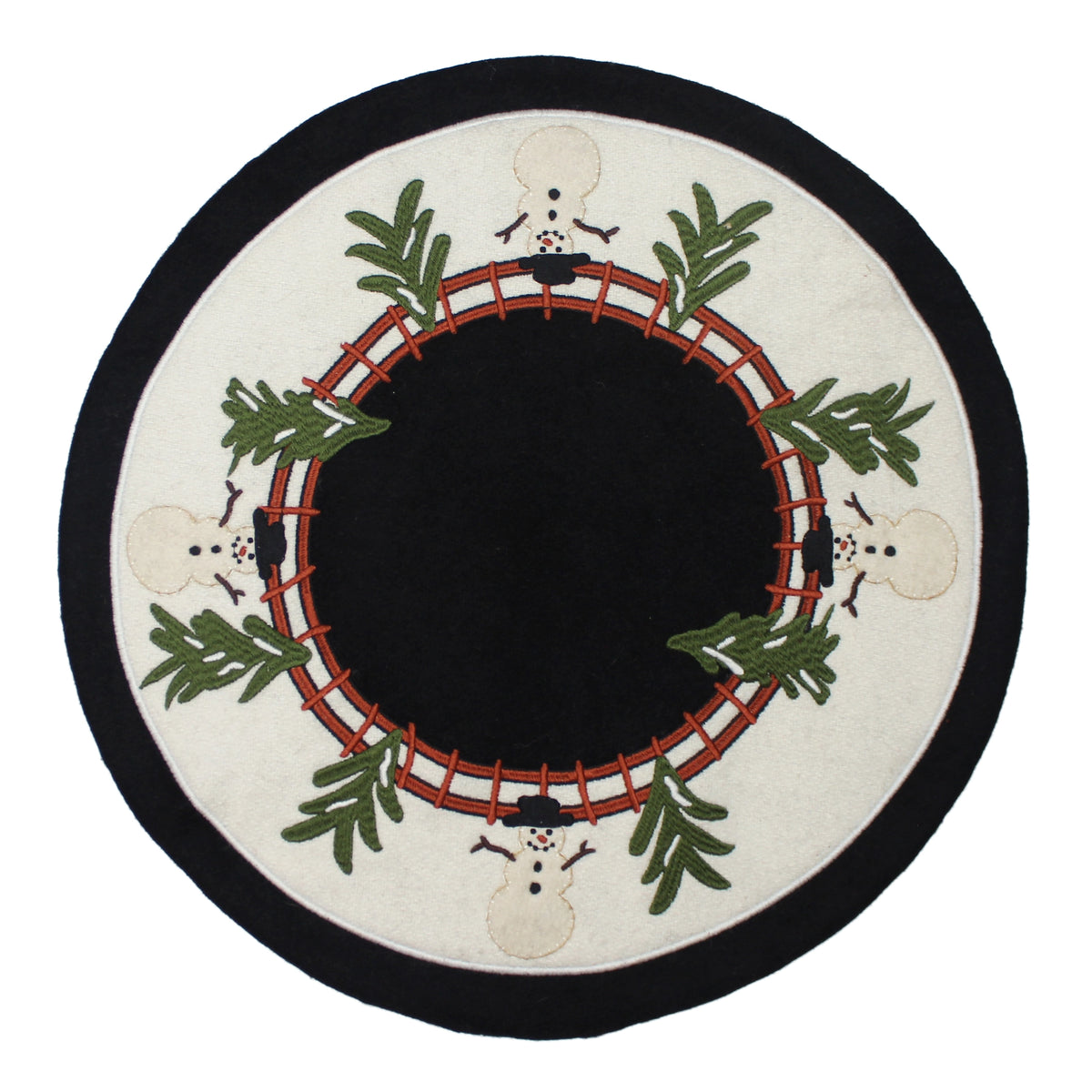 Home for the Holidays Round Mat