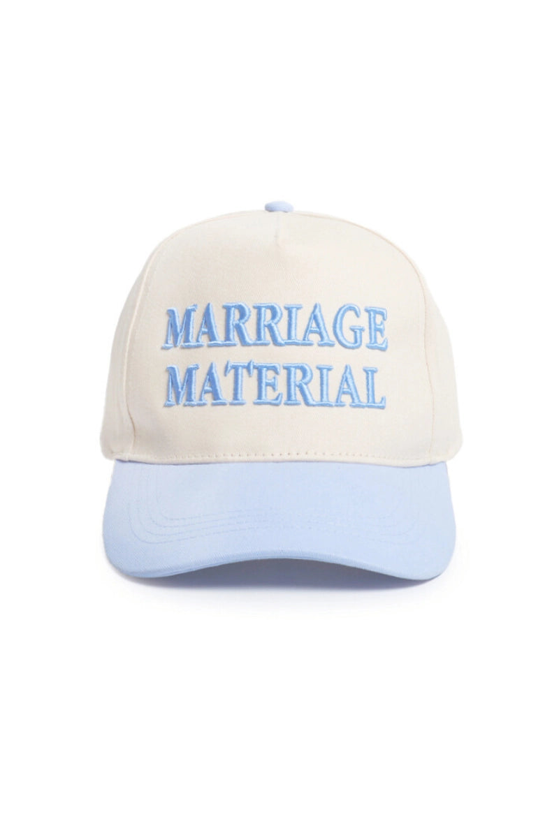 Marriage Material Baseball Cap