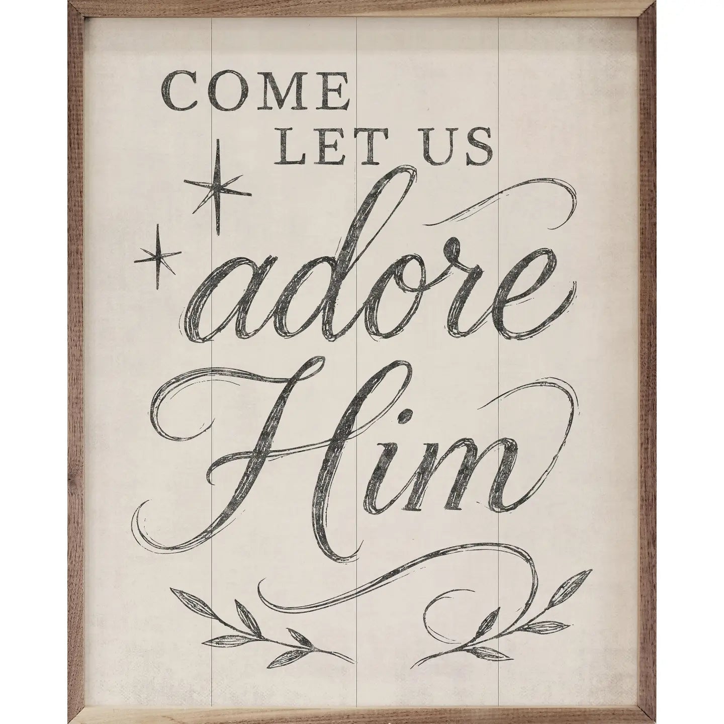 Adore Him Framed Art