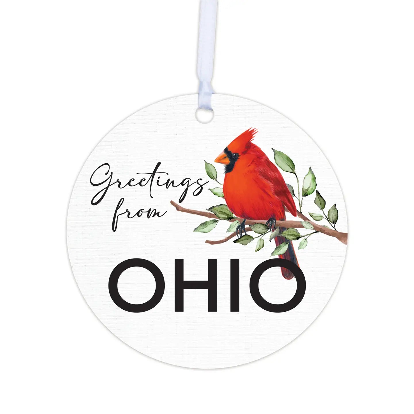 Greetings from Ohio Ornament