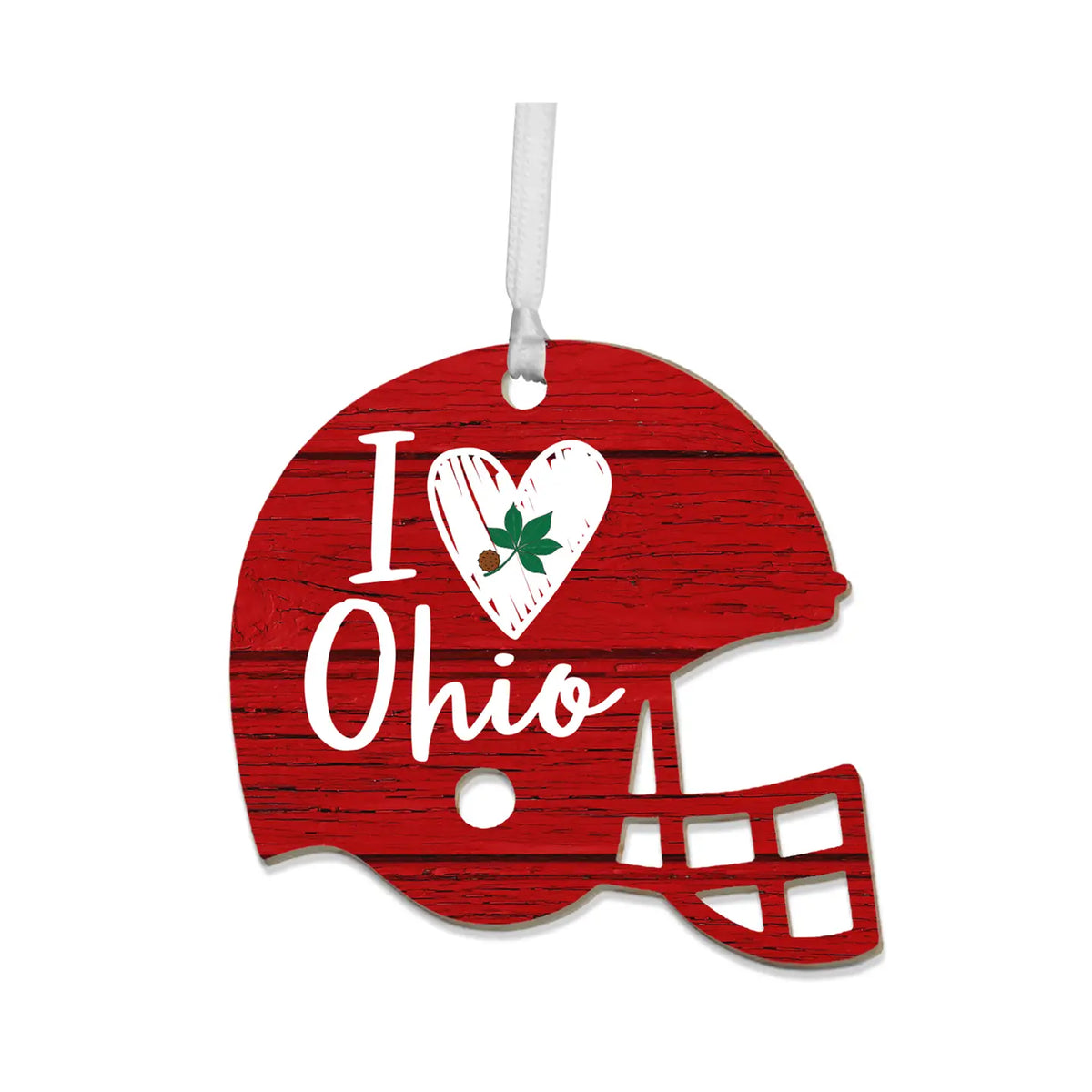 Ohio Football Helmet Ornament