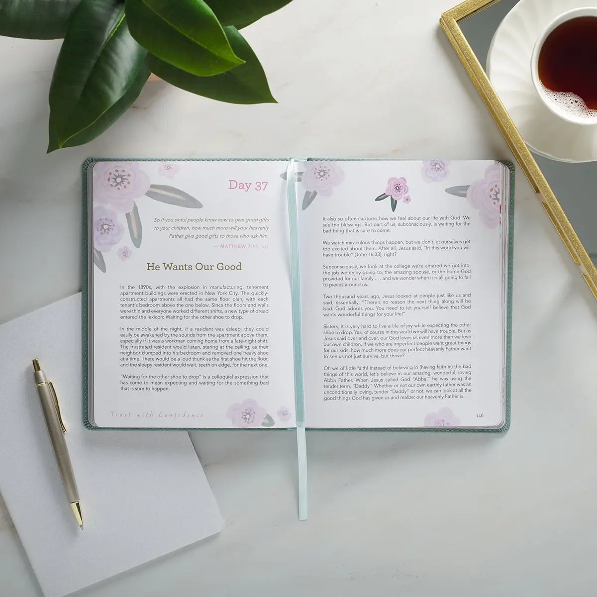 Find Joy Leather Devotional