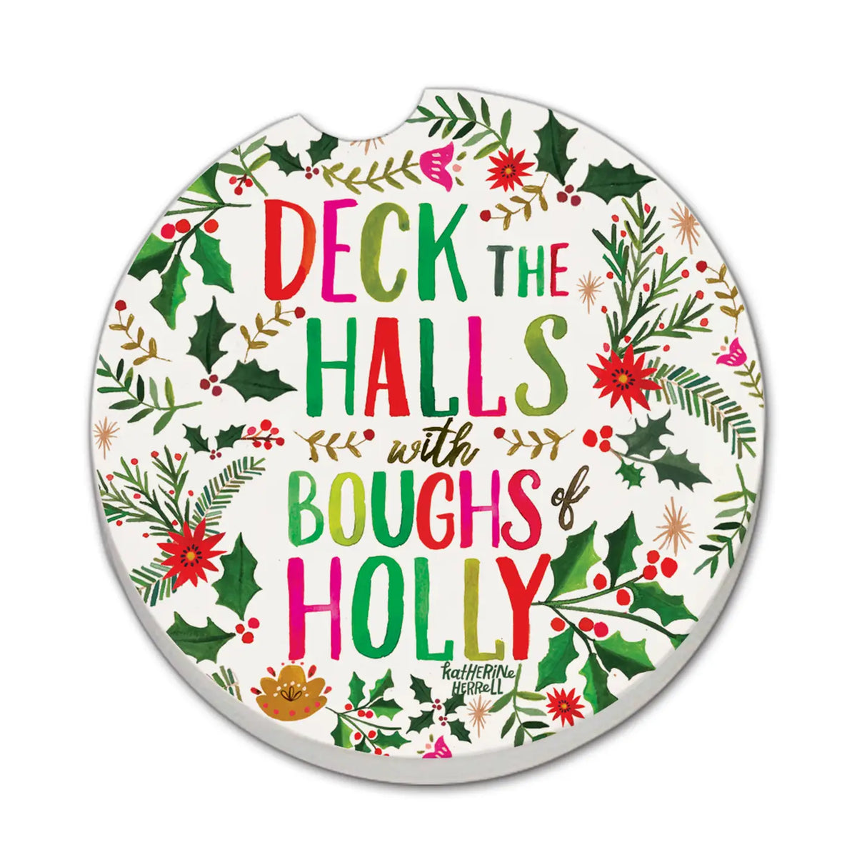 Deck the Halls Car Coaster