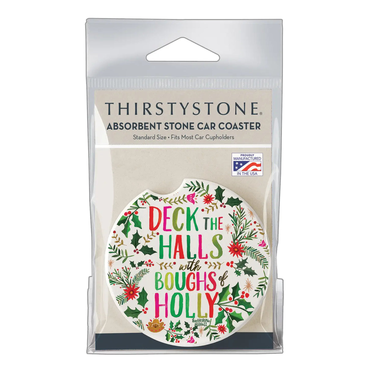 Deck the Halls Car Coaster