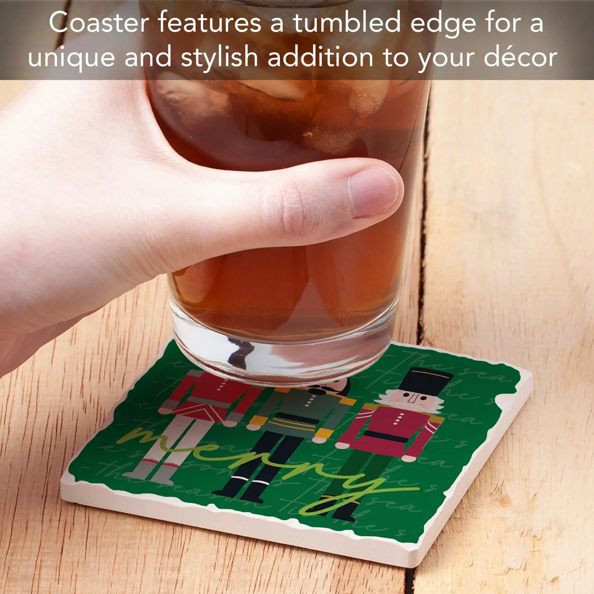 Merry Nutcrackers Coaster