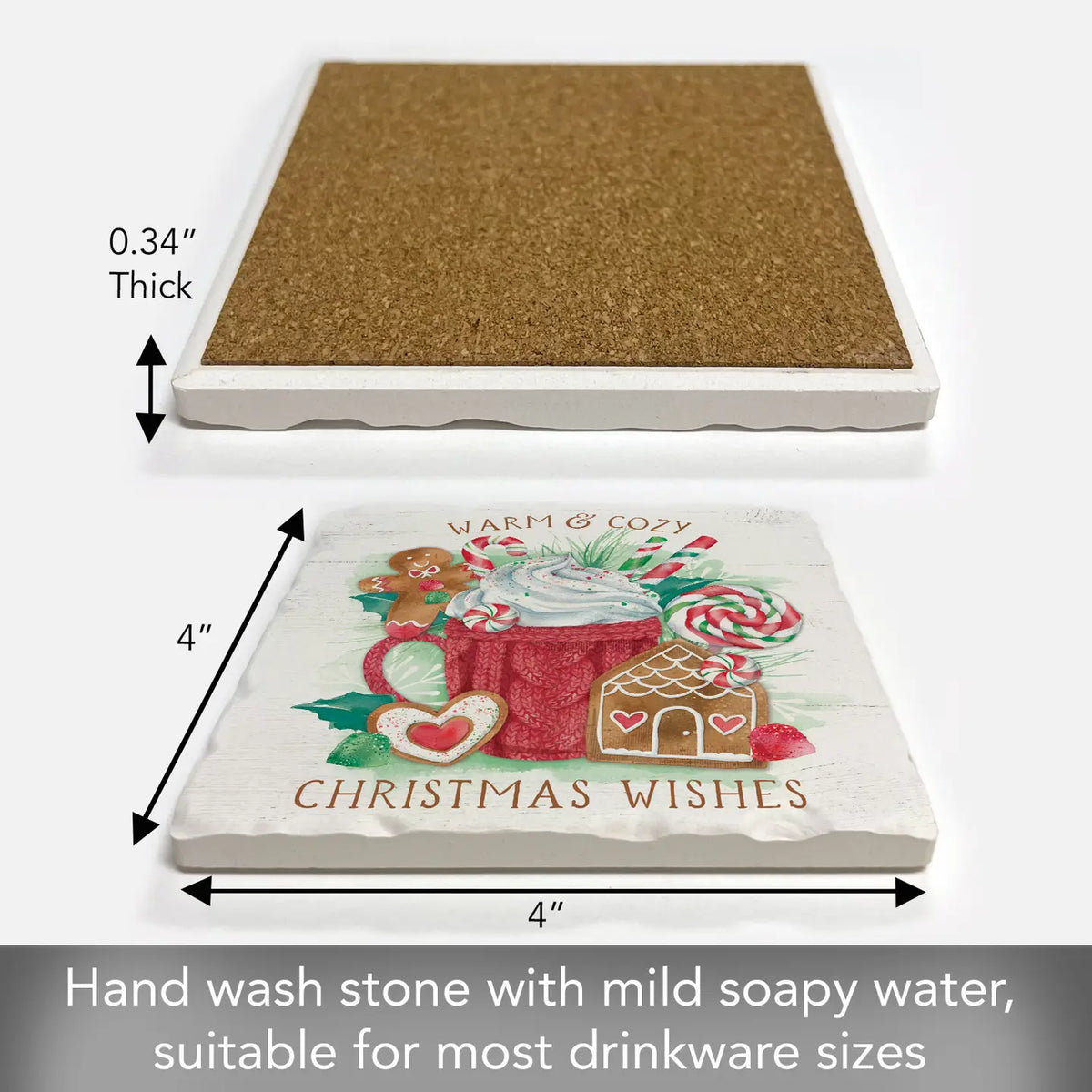 Christmas Wishes Coaster