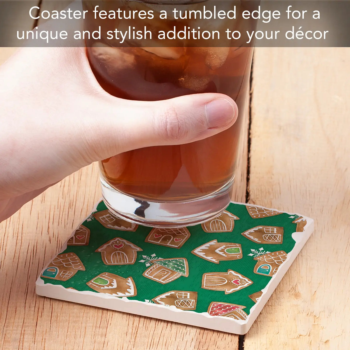 Gingerbread Houses Coaster