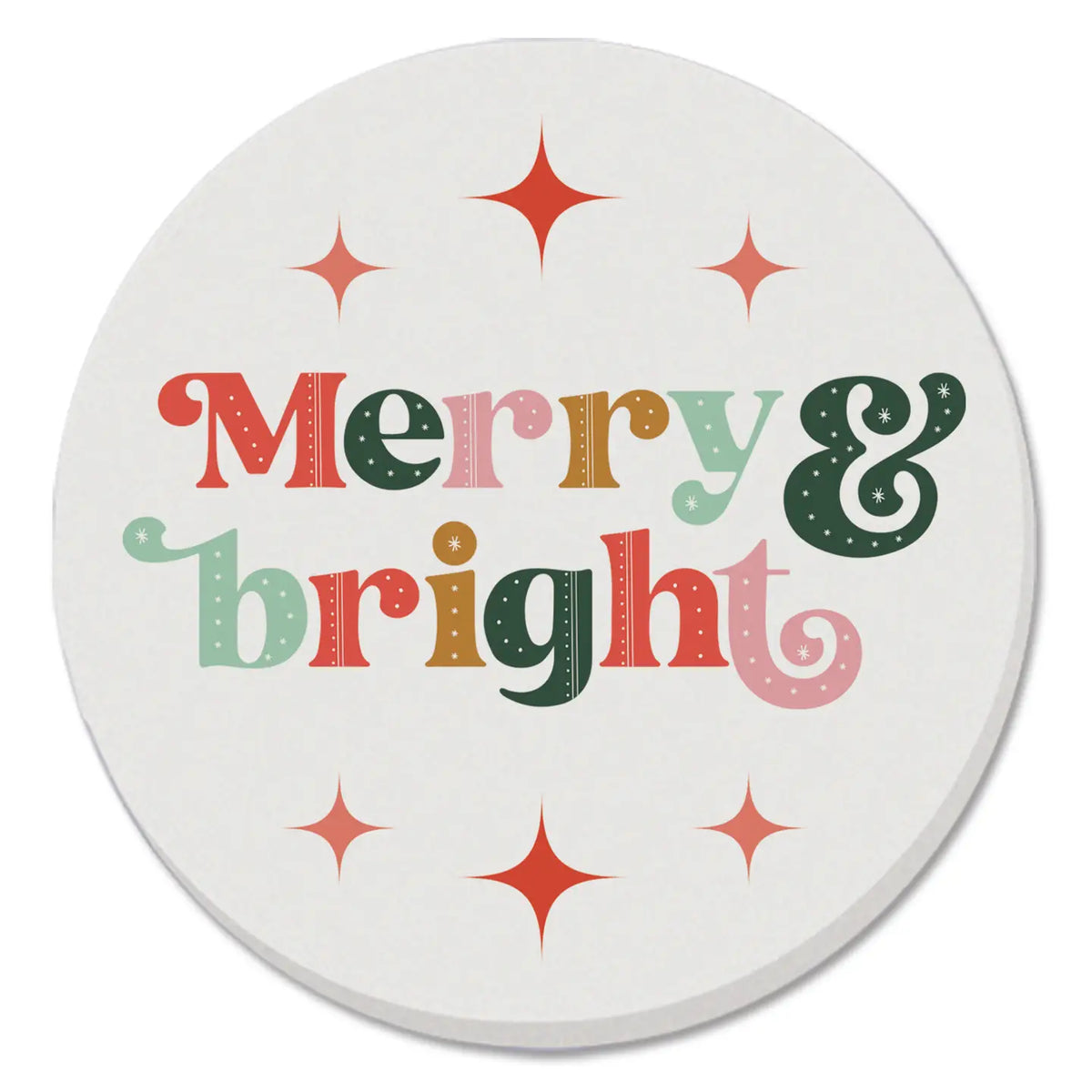 Merry &amp; Bright Coaster