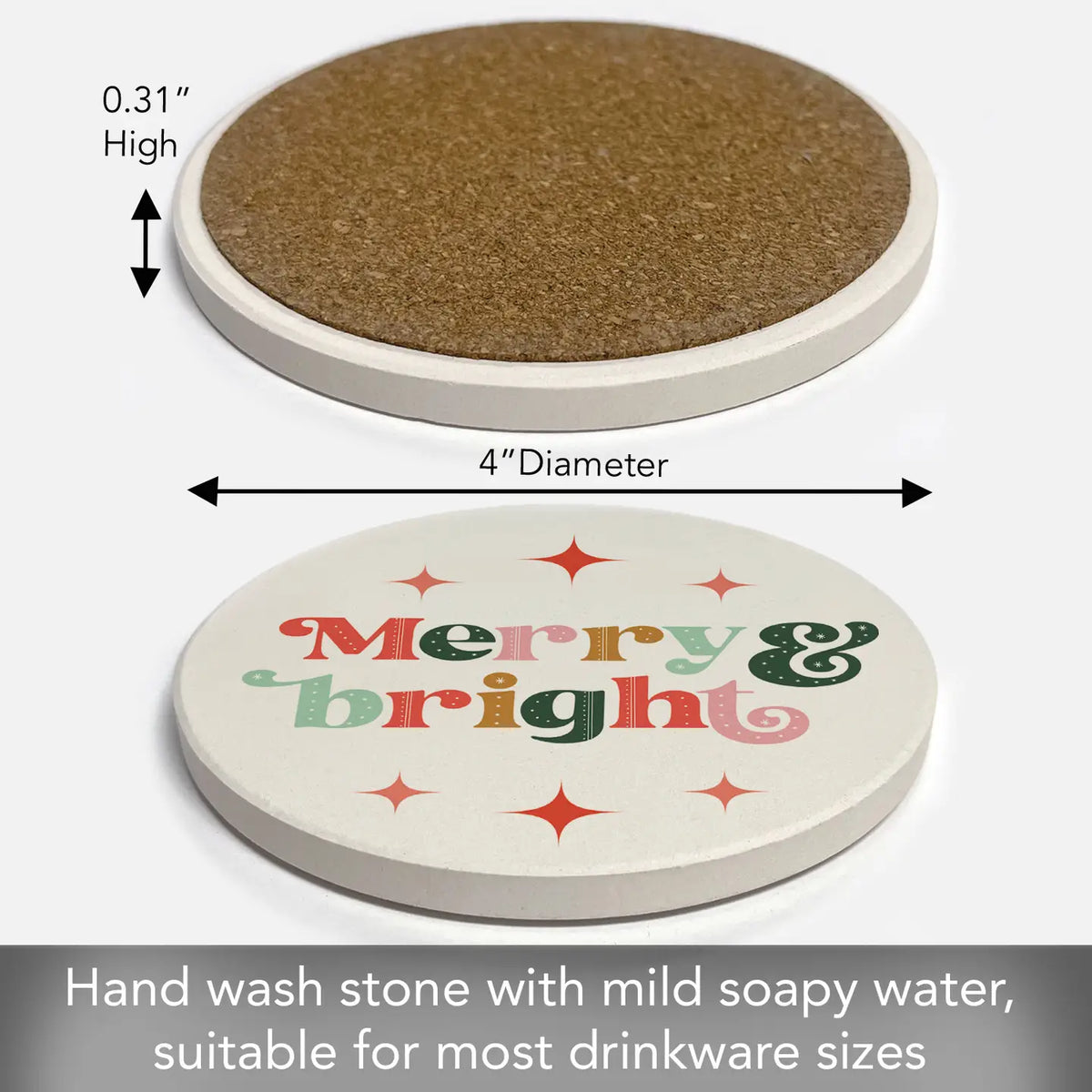 Merry &amp; Bright Coaster