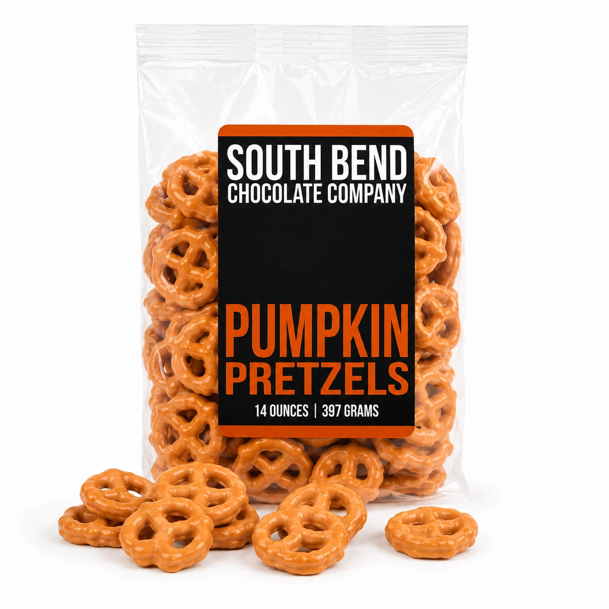 Chocolate Covered Pumpkin Pretzels