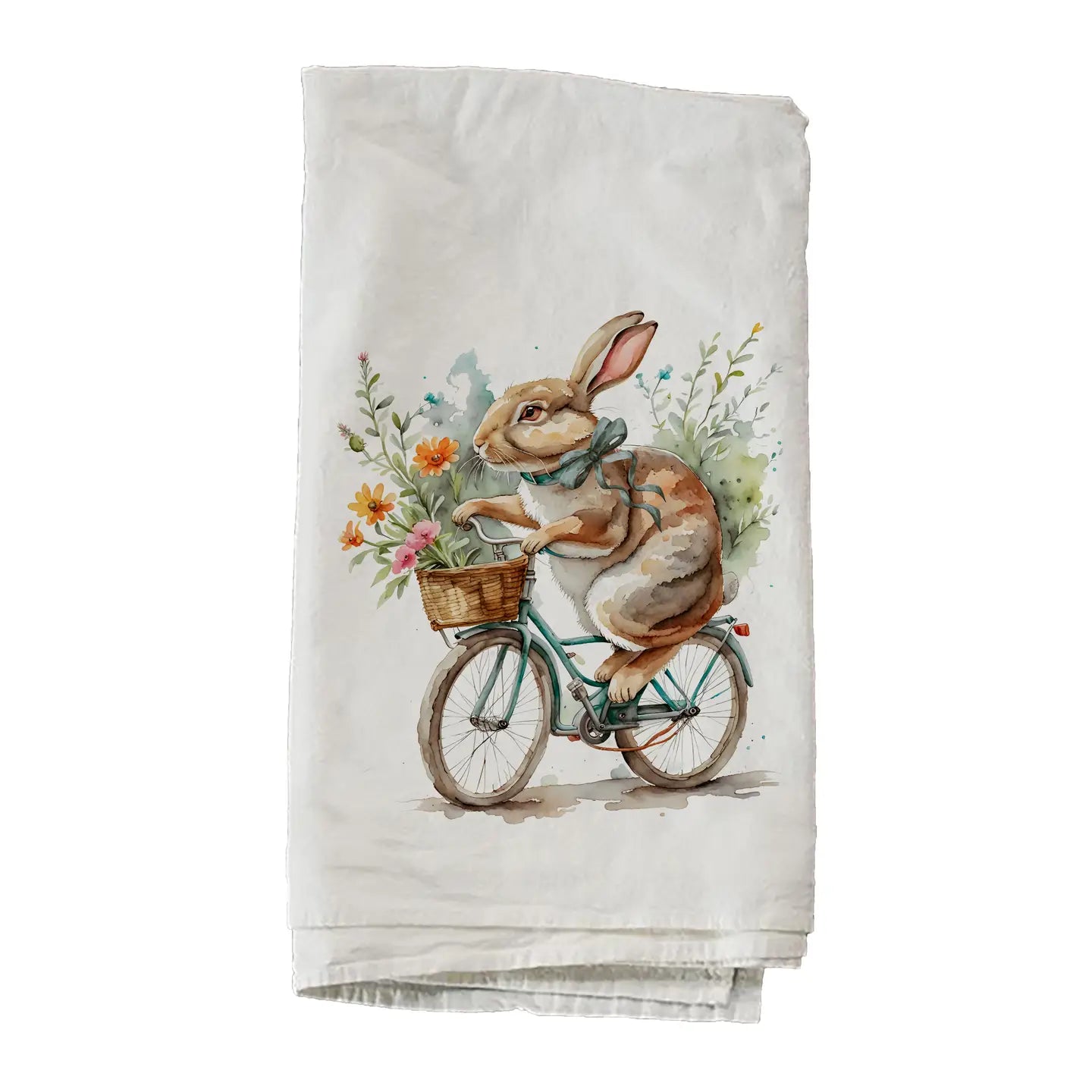 Bunny Flower Delivery Towel