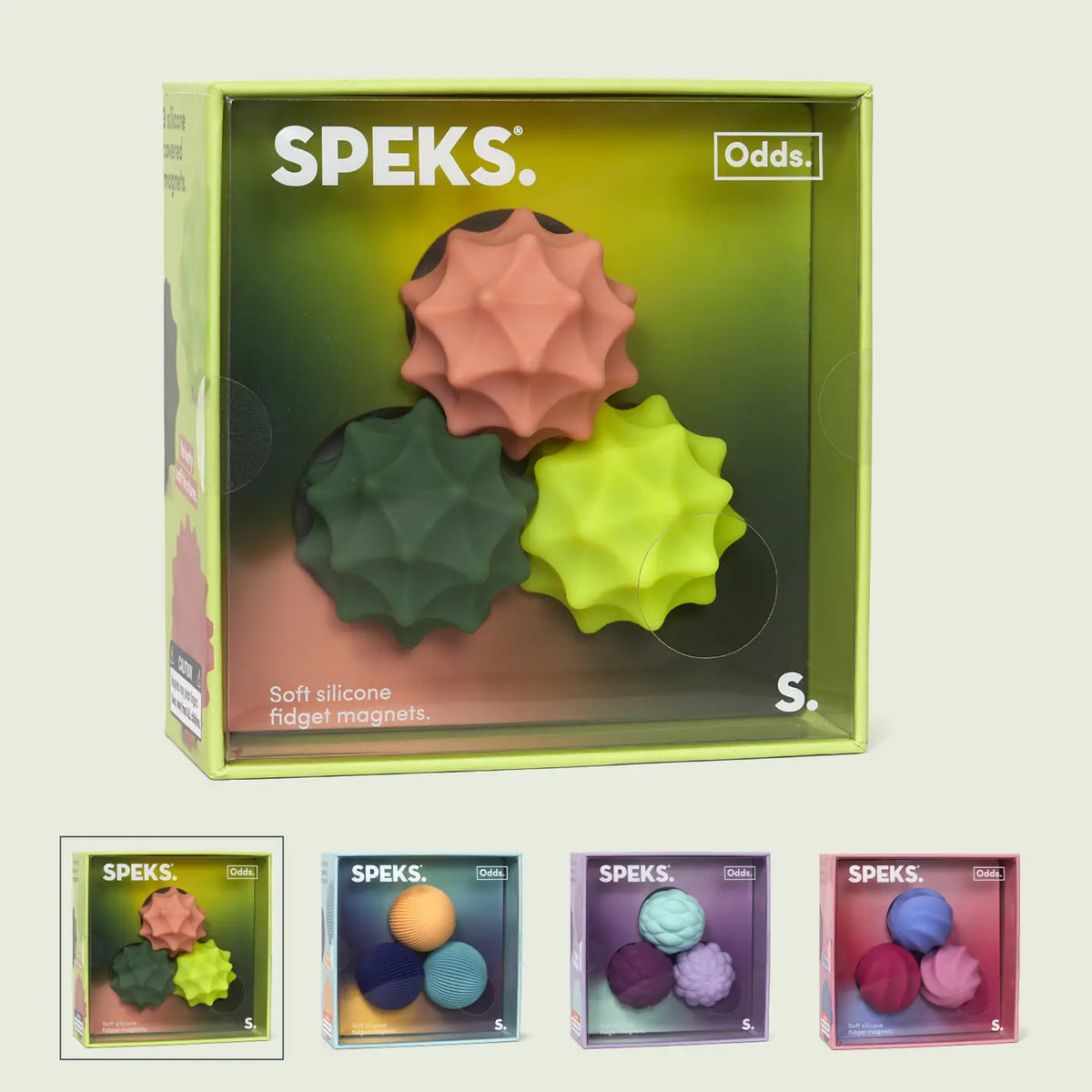 Speks Odds Fidget Magnets - 4 Colors