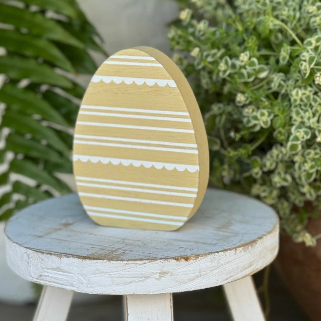 Small Yellow Stripe Egg