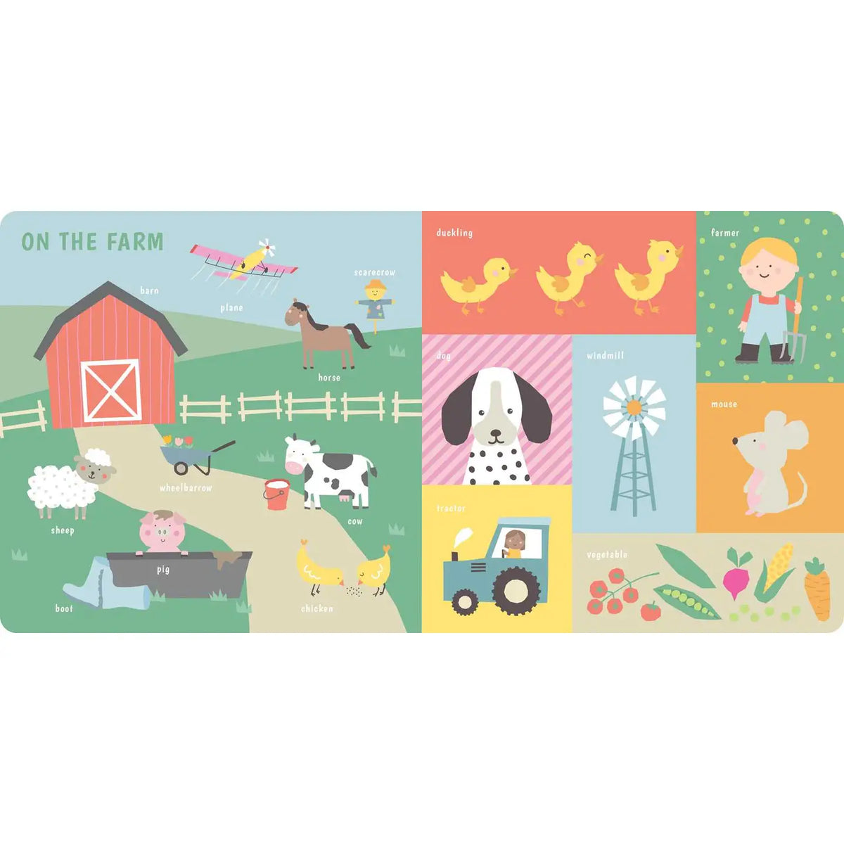 100 First Words Board Book