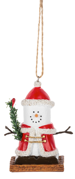 S’mores Santa Ornament