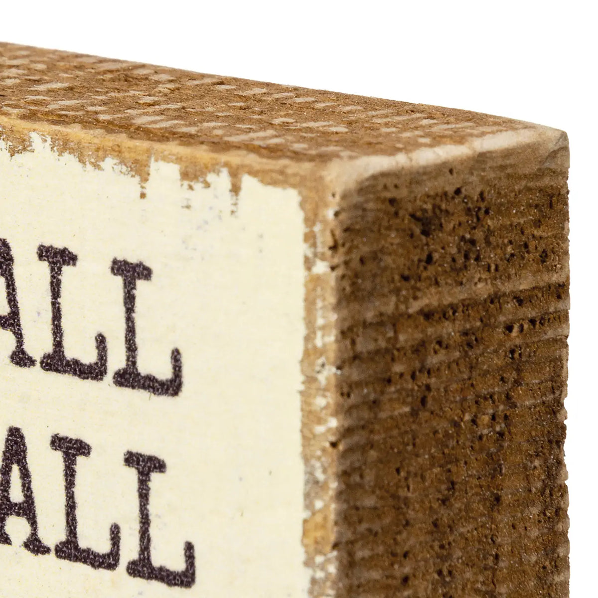 I Love Fall Wood Block Sign