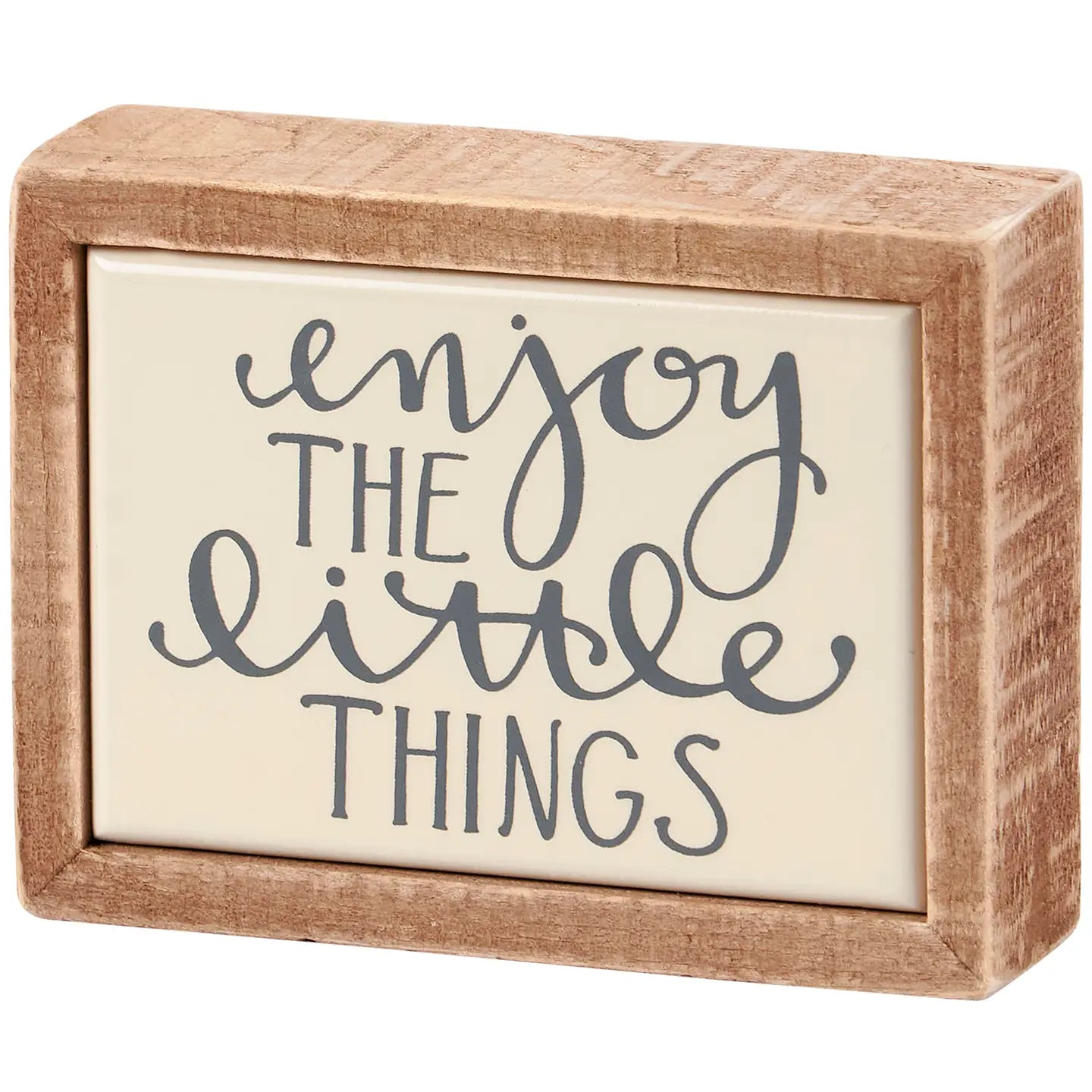 Little Things Mini Box Sign