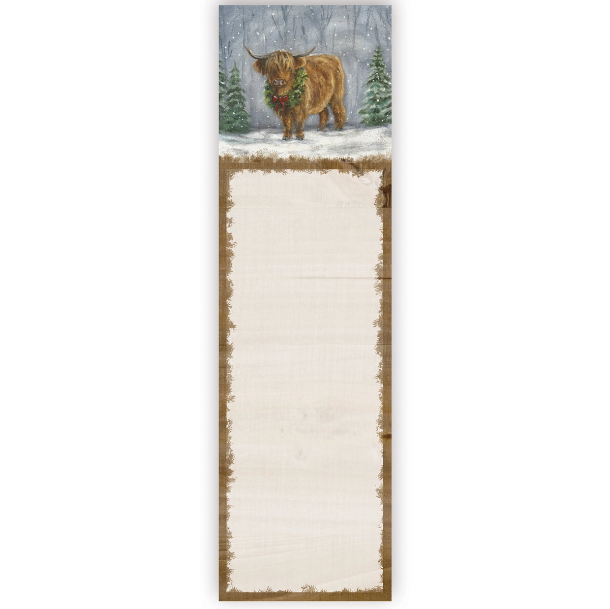 Snowy Highland List Pad