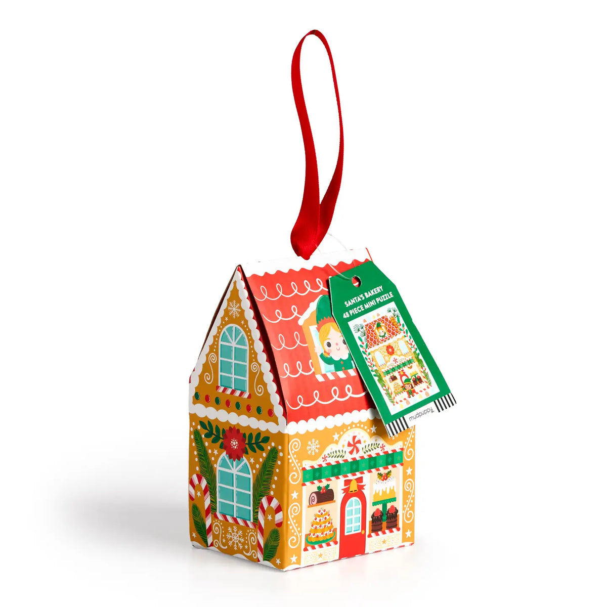 Santa’s Bakery Puzzle Ornament