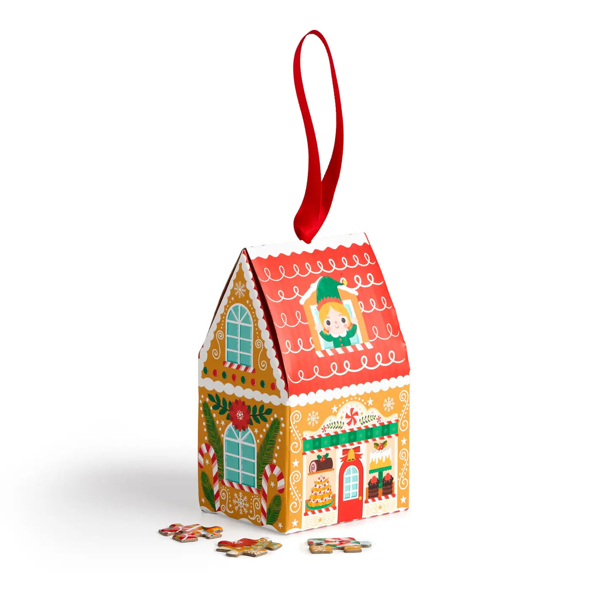 Santa’s Bakery Puzzle Ornament