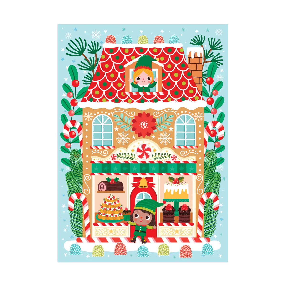 Santa’s Bakery Puzzle Ornament