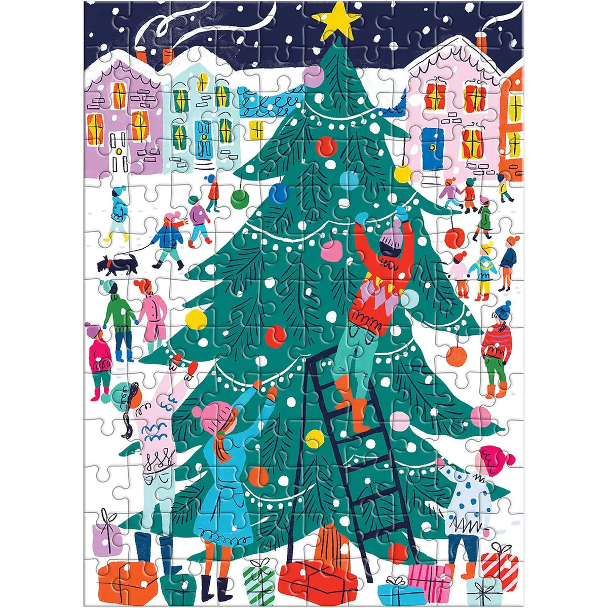 Tree Decorating Puzzle Ornament