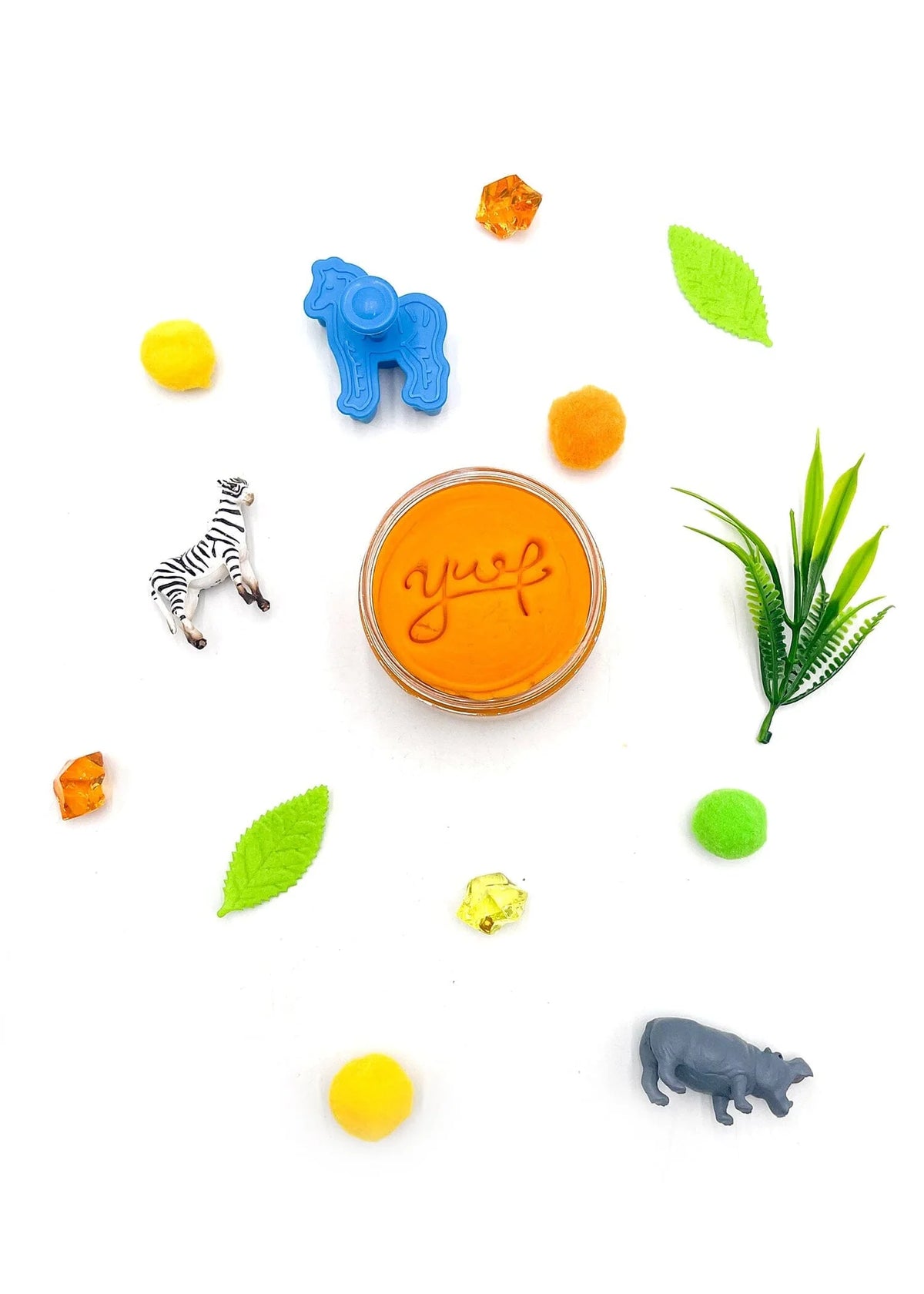 Grab &amp; Go Dough Jar - Zoo