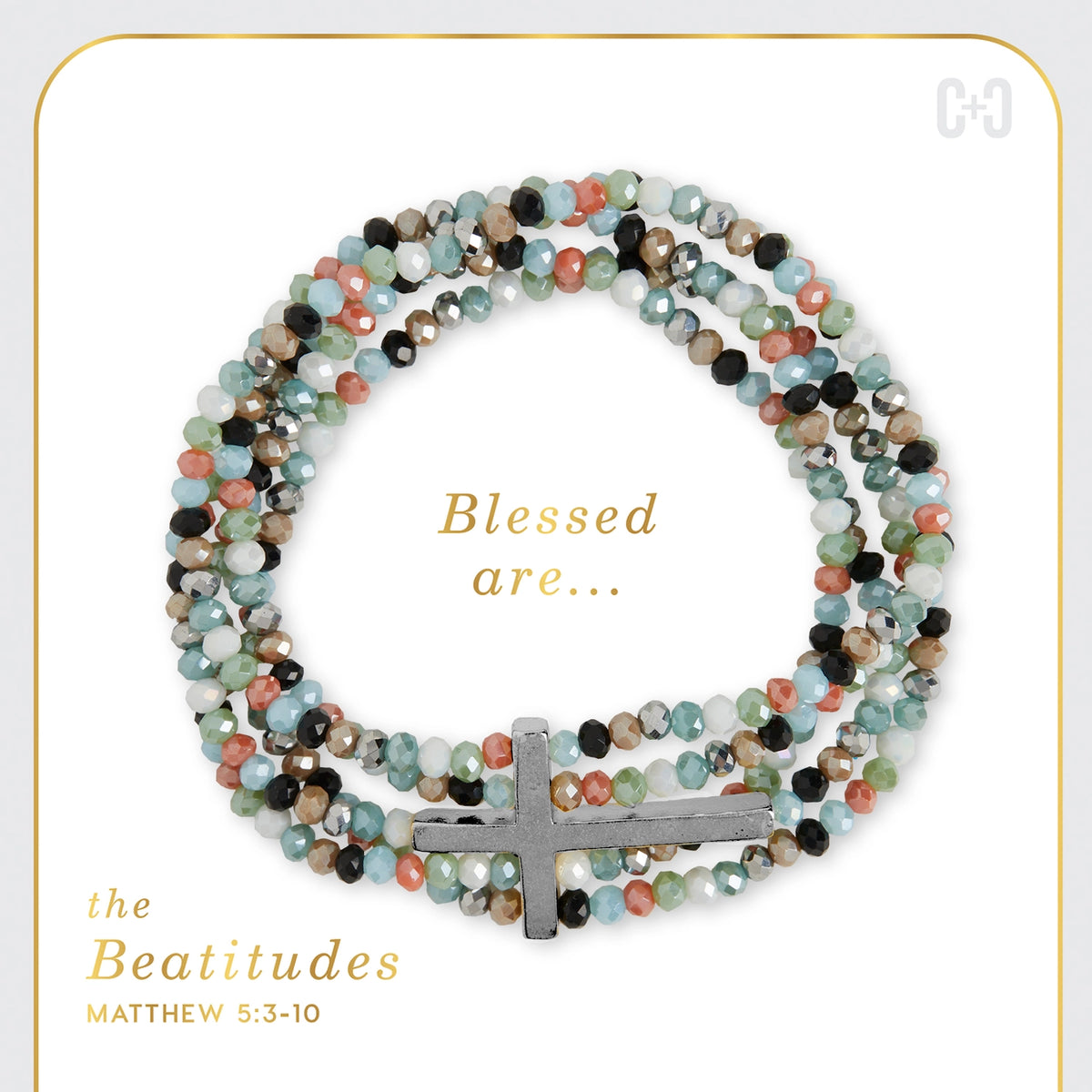 Beatitudes Cross Bracelet - 2 Styles