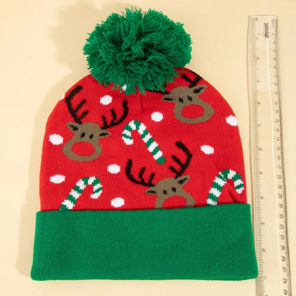 Reindeer Pom Beanie